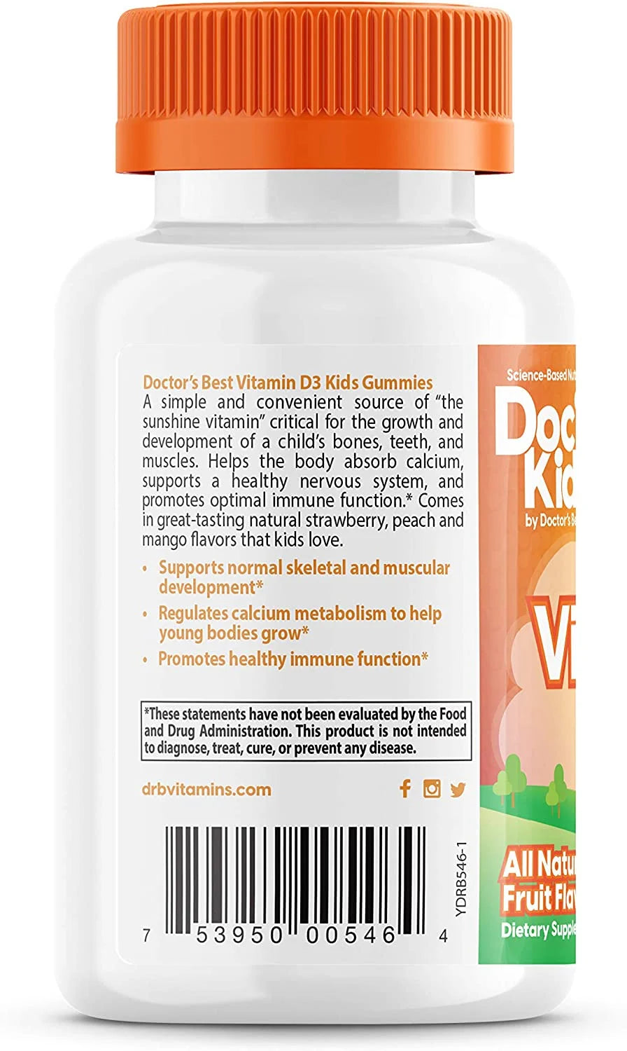 Vitamin D3 Gummy 25 mcg 60 Gummies P829415