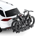 2" Hitch Mounted Platform Bike Rack, 200 Lbs Max Loading X7470