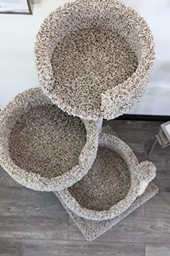 Wood and Carpet Cat Tree J968