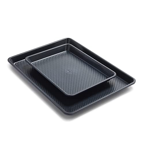 Blue Diamond 2 Piece Nonstick Cookie Sheet Baking Pan Set L494389