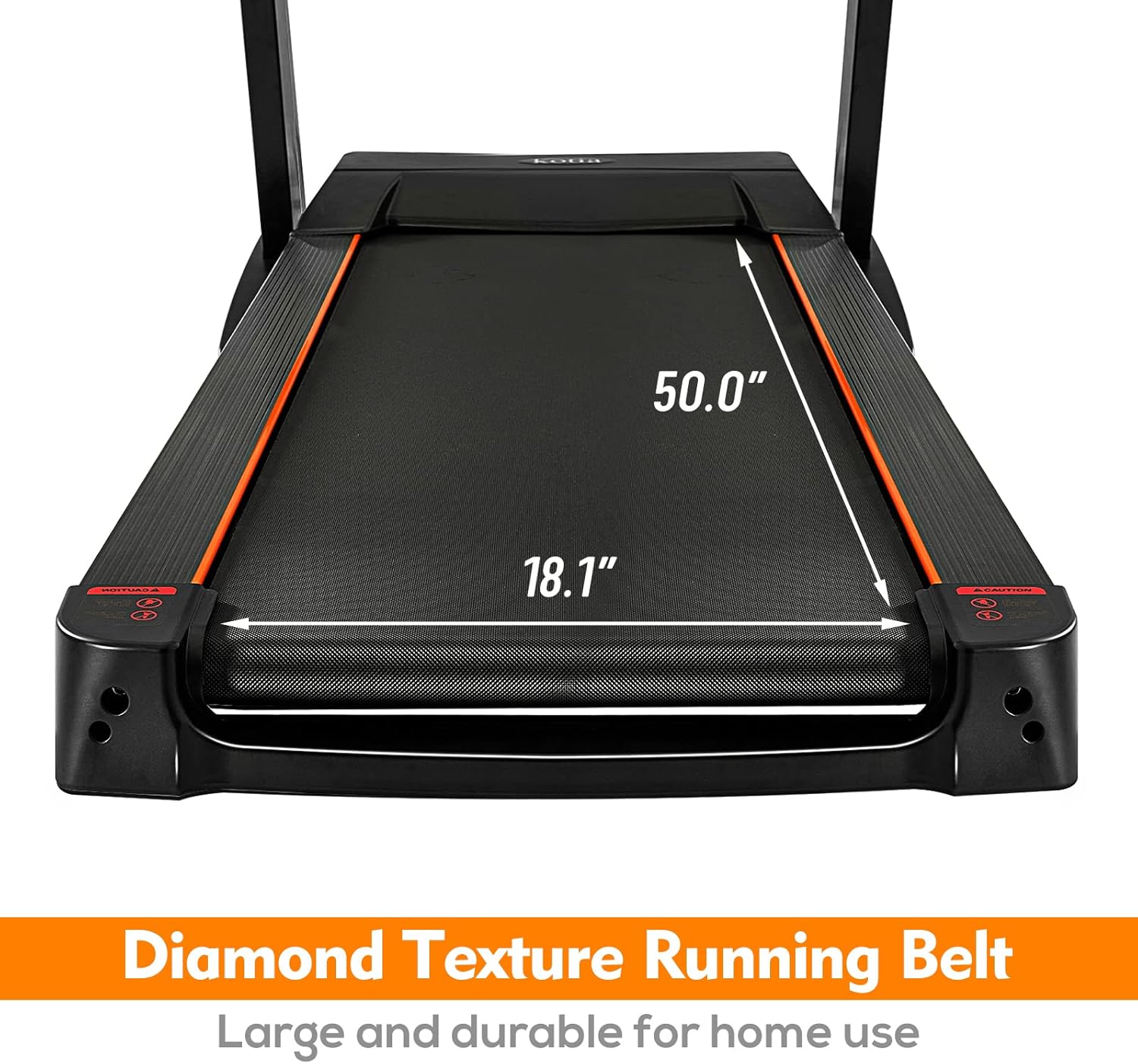 Folding Electric Treadmill with 15 Levels Auto Incline S396482
