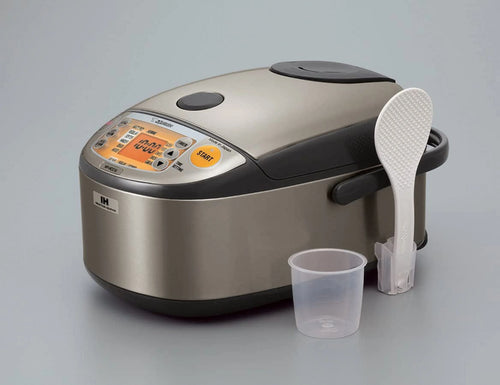 1 L Stainless Dark Gray Induction Heating Rice Cooker and Warmer Q1568