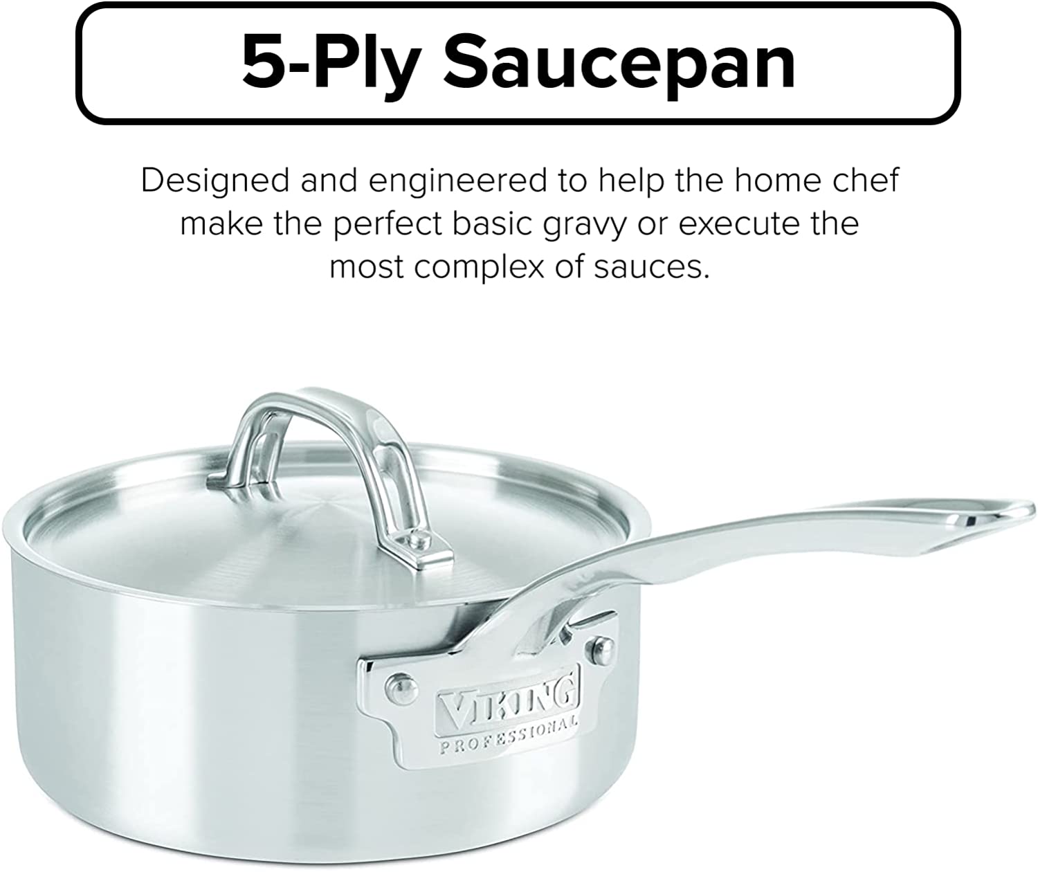 5-Ply Stainless Steel Cookware Set 10 Piece F8522