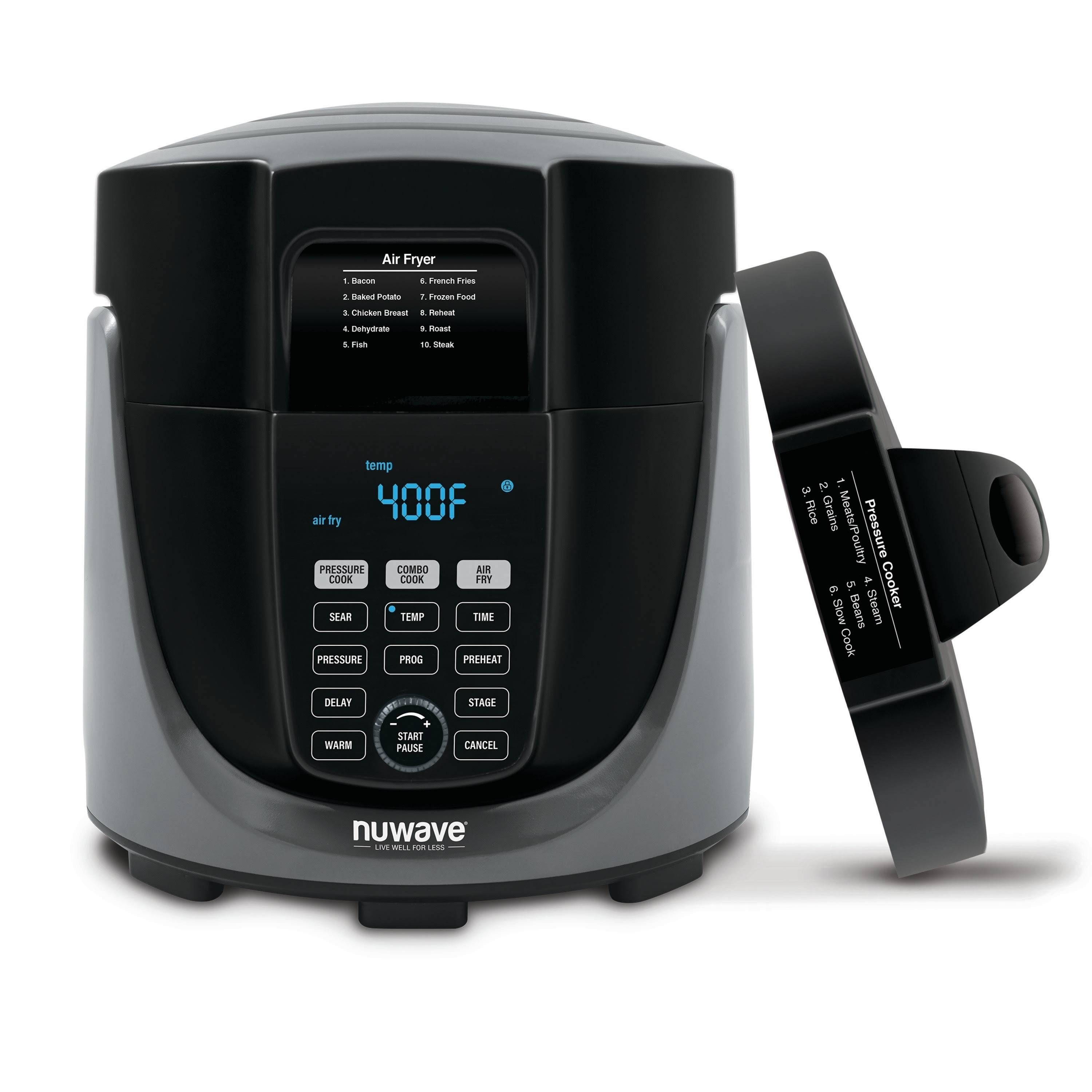 6 qt Pressure Cooker Air Fryer Combo K9780