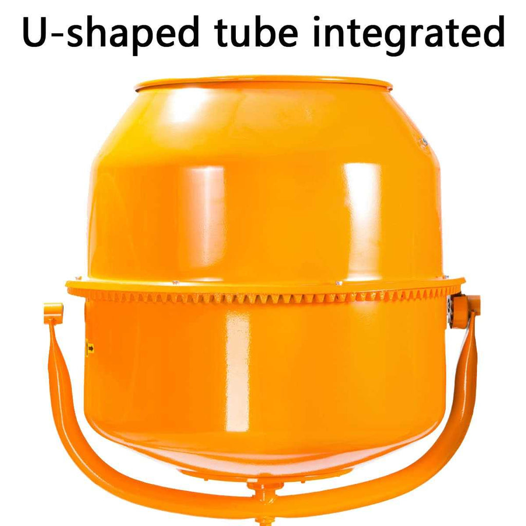 Portable Concrete Cement Mixer 1/2 Hp Electric with Wheel D318