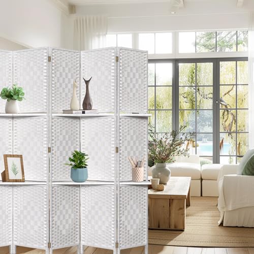 Natural 6 Panel Room Divider F8386