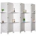 Natural 6 Panel Room Divider F8386