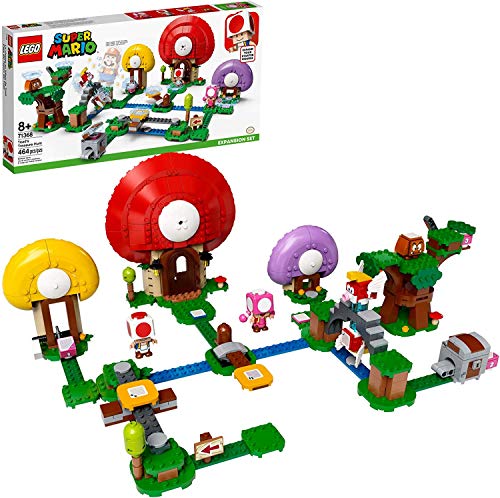 LEGO Super Mario Toad's Treasure Hunt Expansion Set 71368 Building Kit (464 Pieces) E55746