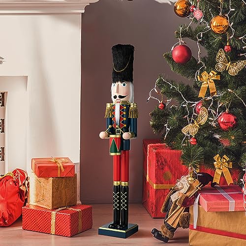 42" H Wooden Nutcracker Decoration G609