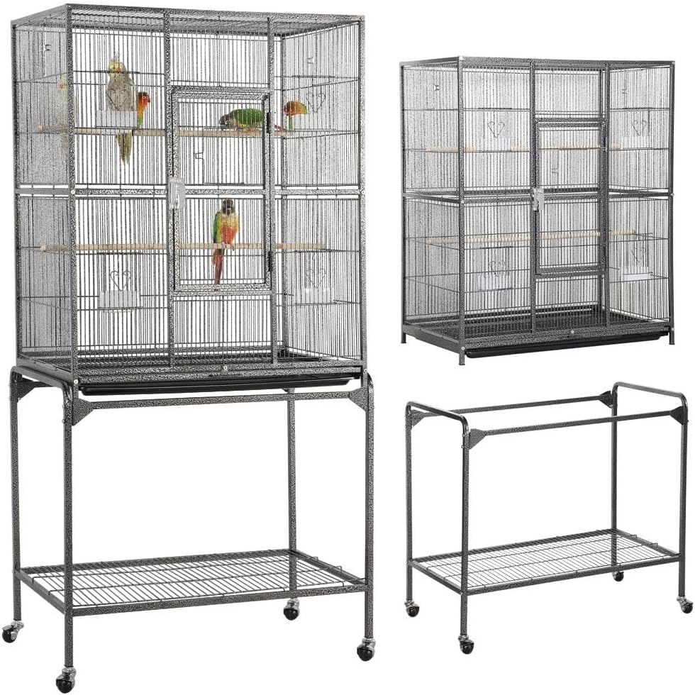 63'' Detachable Bird Cage with Stand F8748