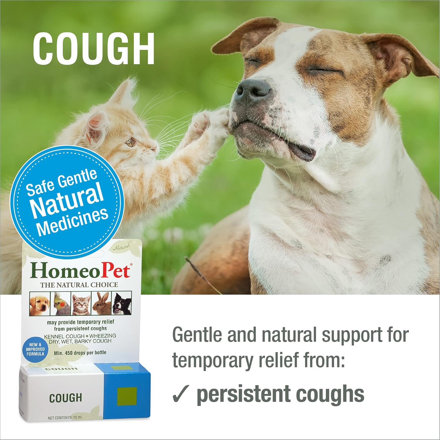 15 Milliliters Natural Cough Medicine for Pets D7413