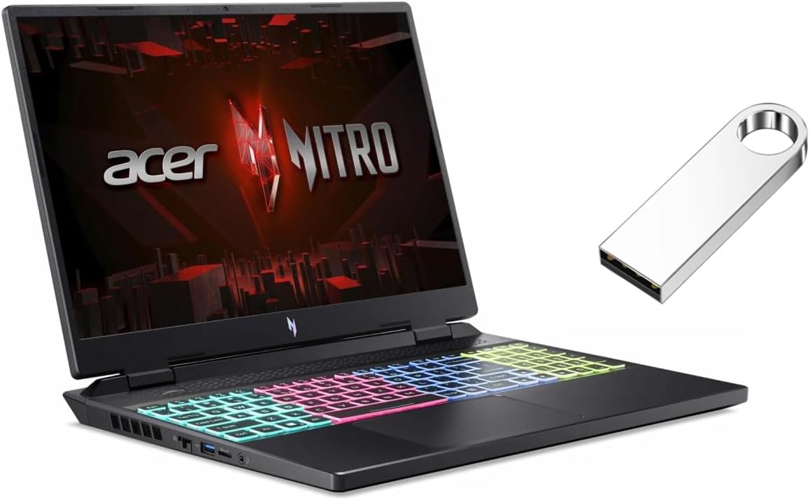 acer Nitro 16” WUXGA 165Hz Gaming Laptop Intel Core i7-13620H GeForce RTX 4050 32GB RAM DDR5 1024GB SSD Windows 11 Home H933