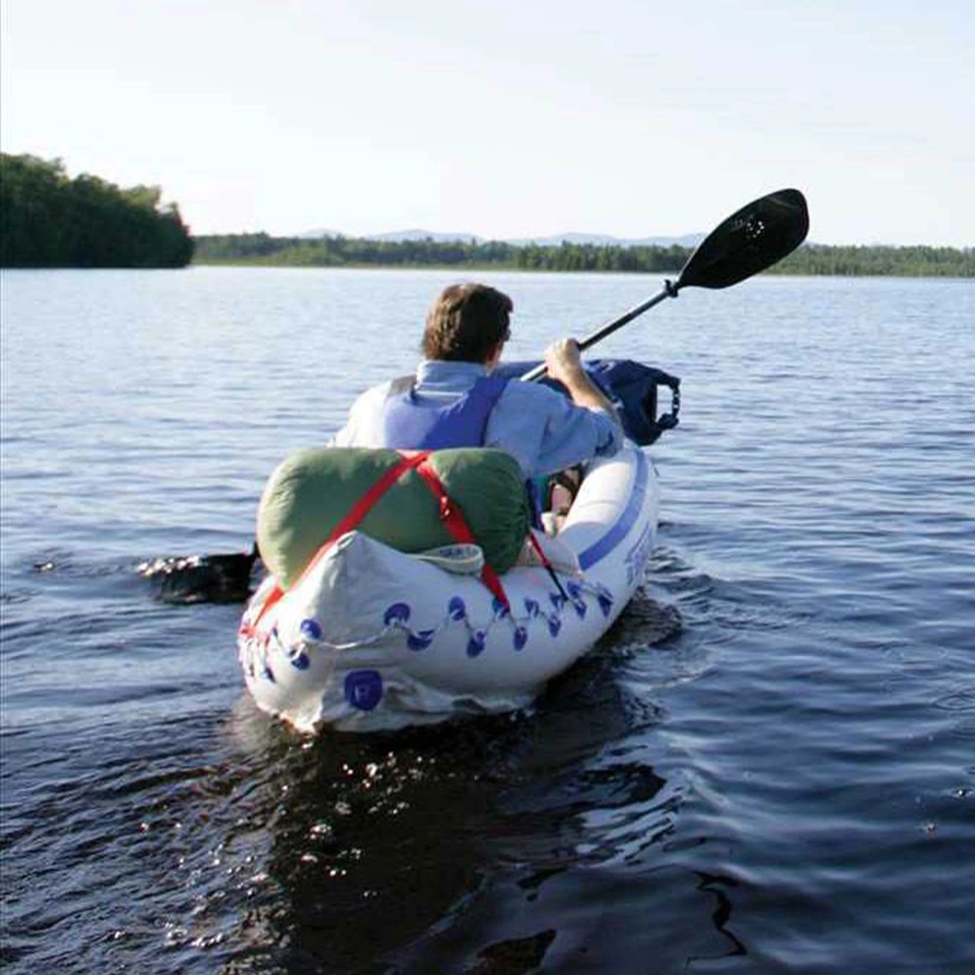 Inflatable Sports Kayak with Seat, Paddle, Pump and Bag S997132