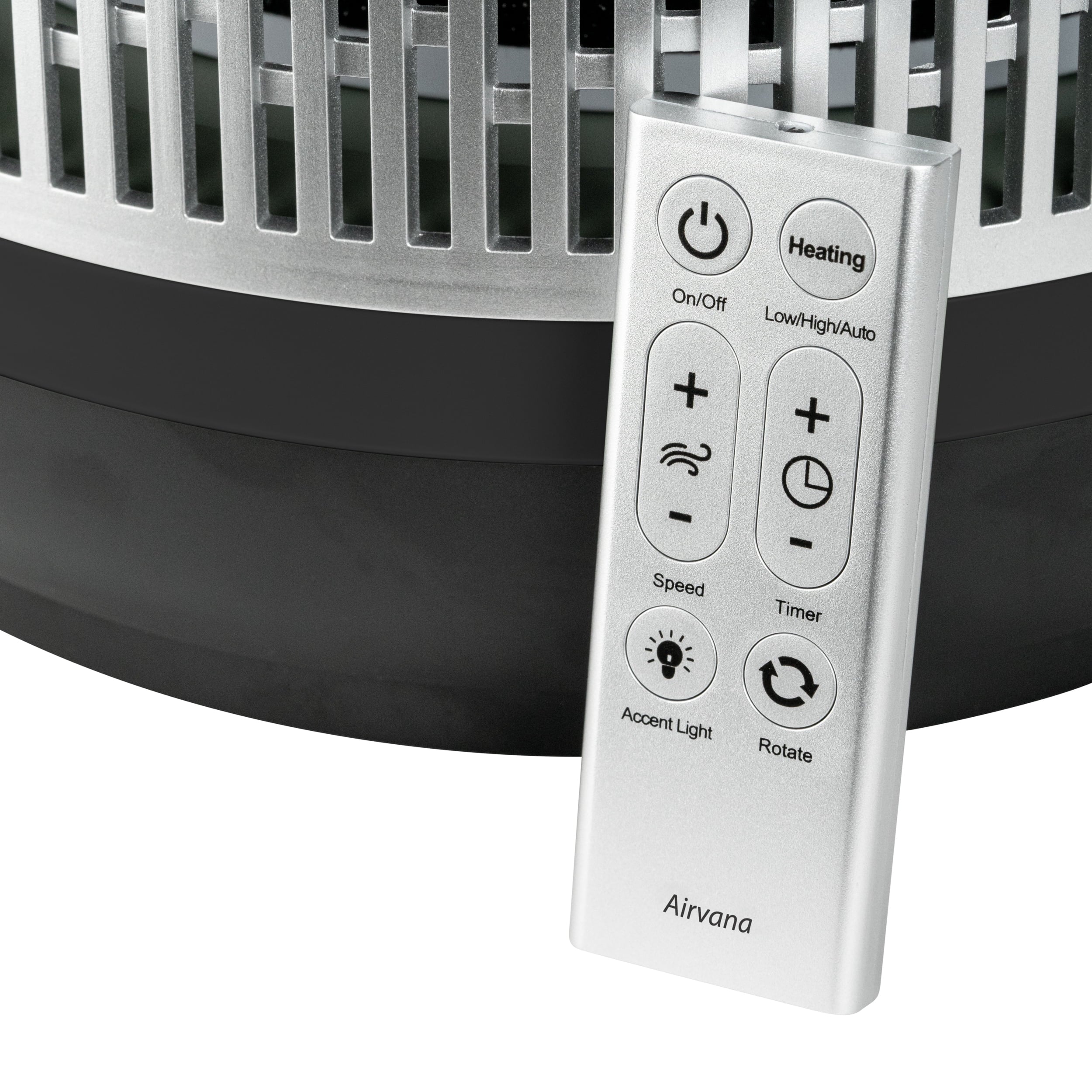 Black 3-in-1 Air Purifier Heater Fan G5689