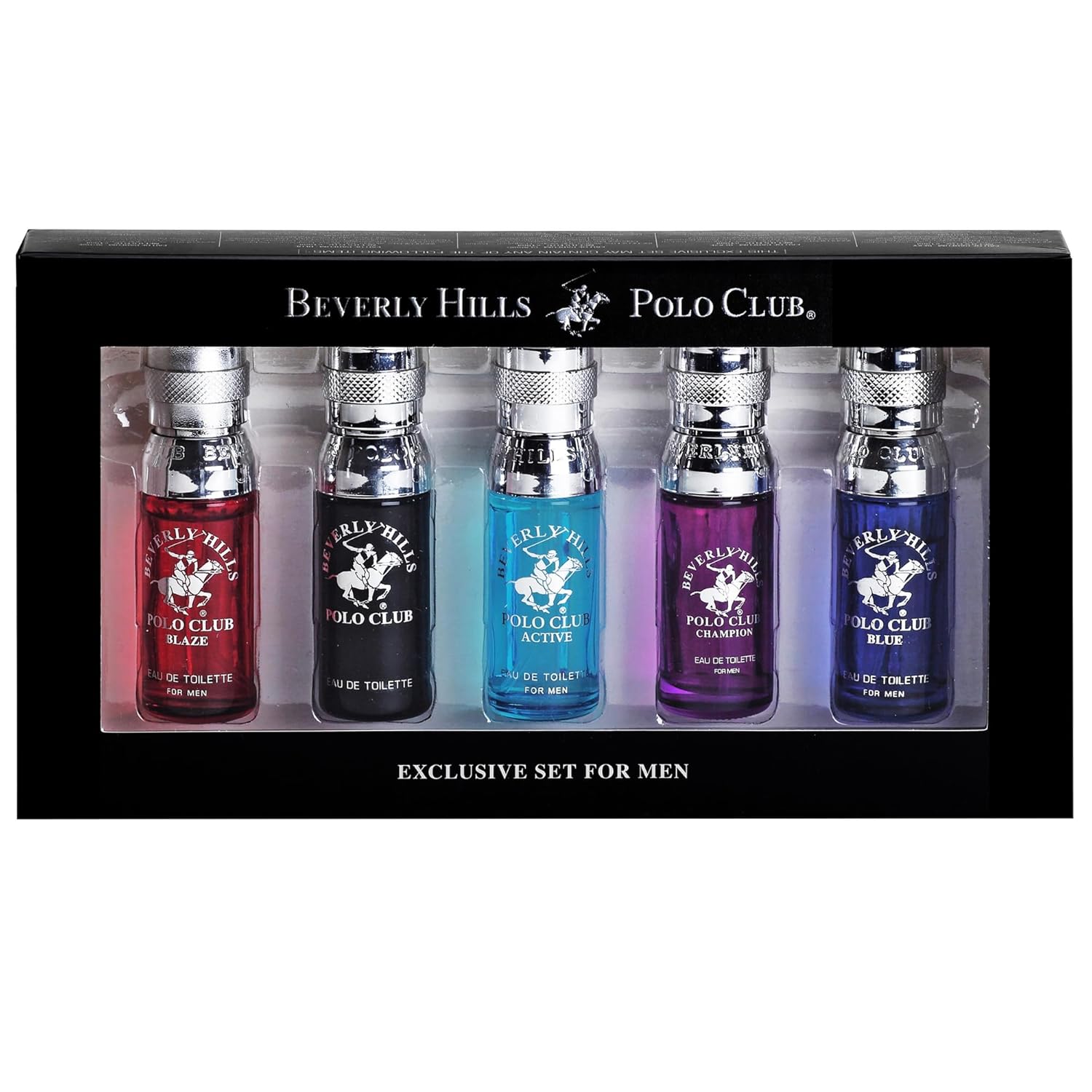 5 Piece Mini EDT Eau De Toilette 0.5oz Gift Set L436073