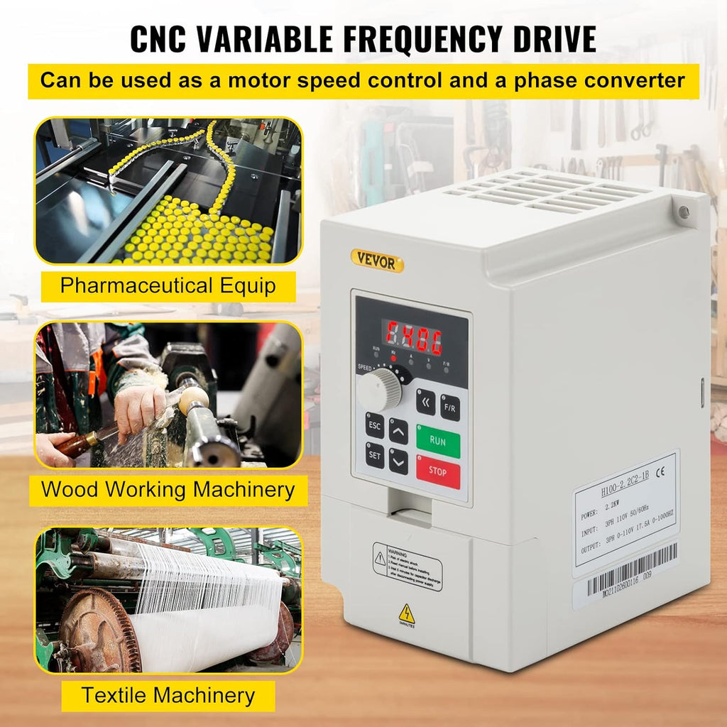 2.2KW 110V 3HP Variable Frequency Drive O778457