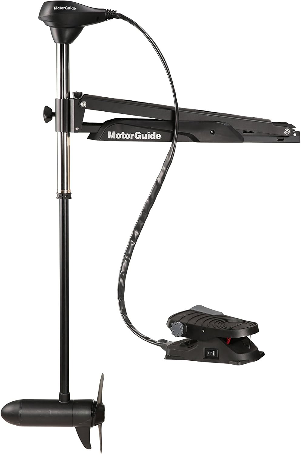 45-Inch Shaft 55-Pound Peak Thrust Cable Steer Foot-Control Trolling Motor I5571
