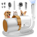 Pet Grooming Kit with 4 Hair Clipper Combs, 2.5L Vacuum Cleaner, and 7 Pet Grooming Tools V463