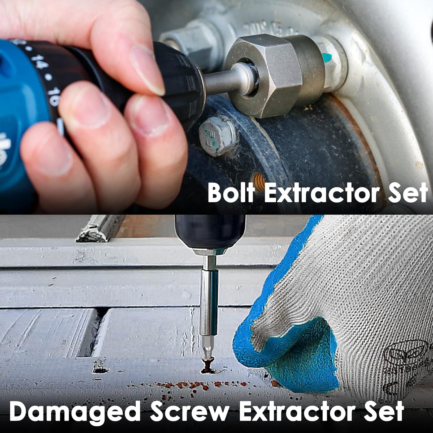 39-Piece HSS Damaged Screw Extractor Set U25272