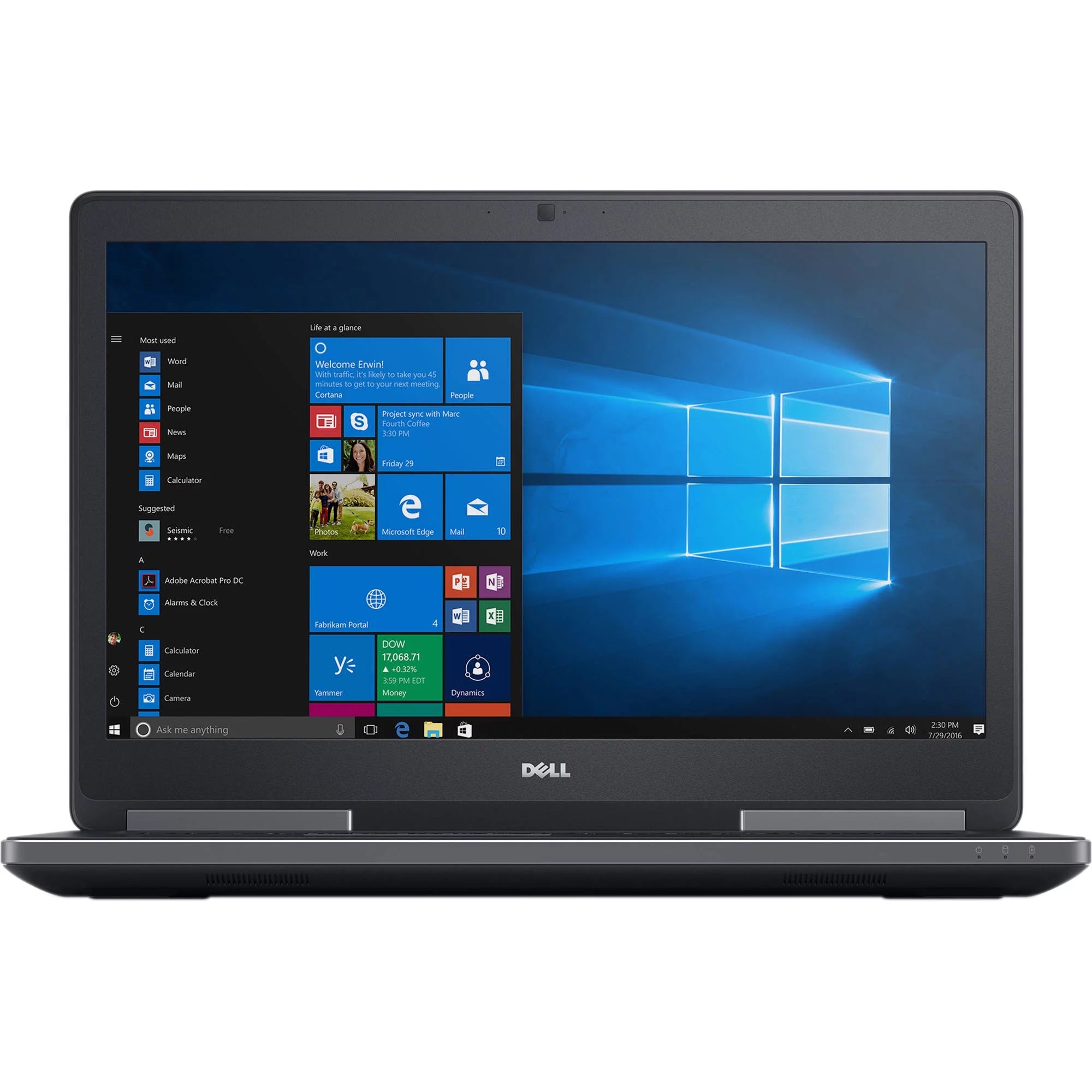 17.3 Business Laptop, Intel Core i7-6820HQ, 16G DDR4, 128G SSD, Windows 10 Pro J6060