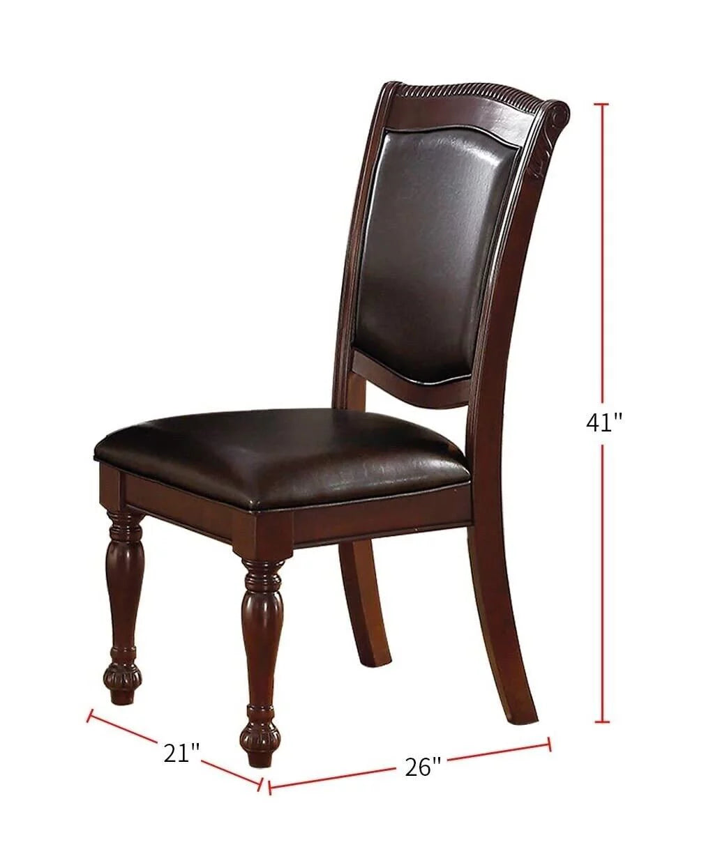 Set of 2 Brown Dining Chairs P69868