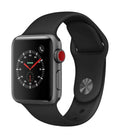 Apple Watch Series 3 38mm Space Gray Aluminum Case with Black Sport Band (GPS + Cellular LTE) A959554