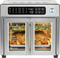 Stainless Steel 26QT Air Fryer Toaster Oven Combo with 7 Accessories F516397