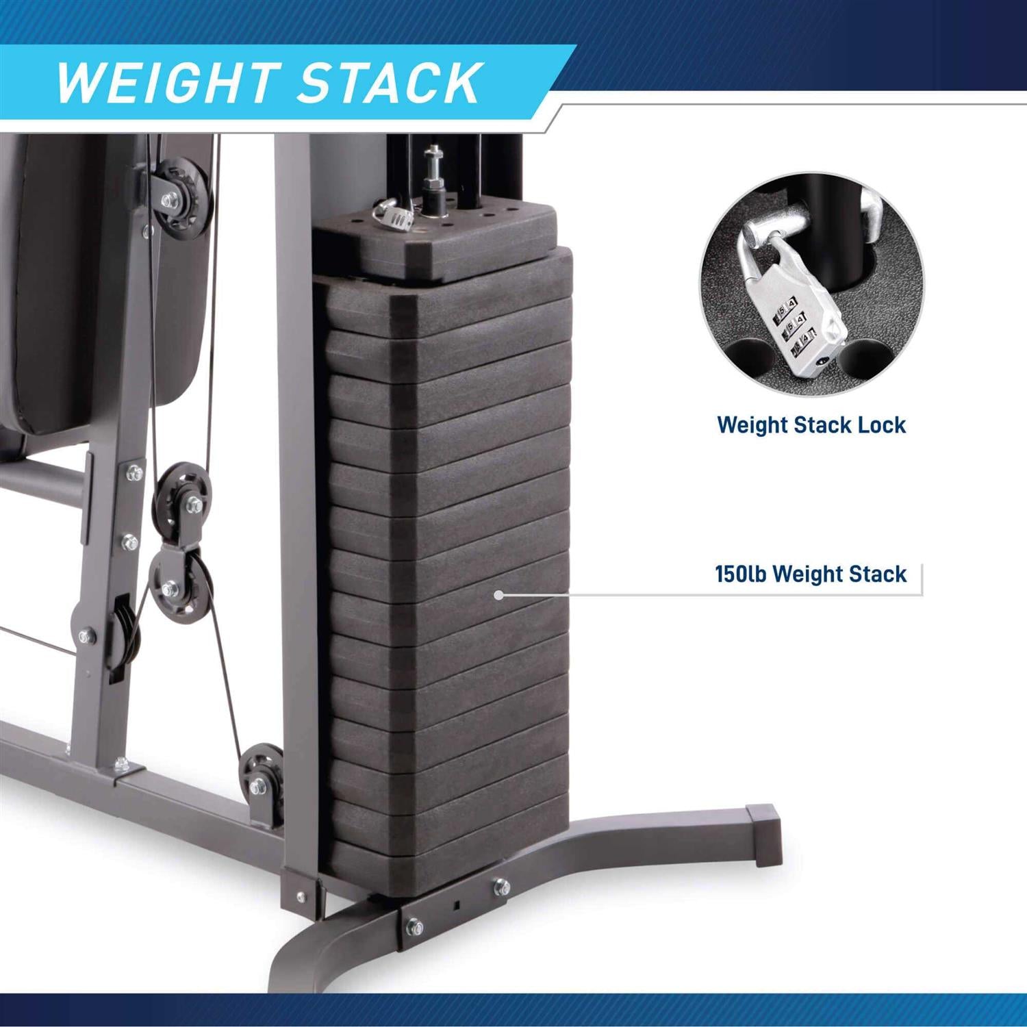 150 lb. Stack Home Gym J9380