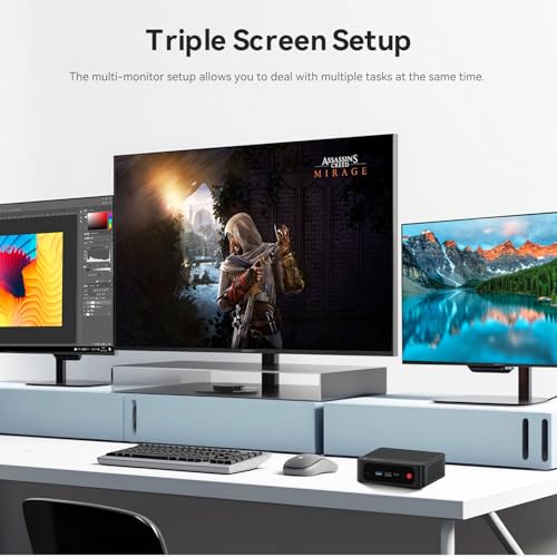 Mini PC with AMD Ryzen R7 6800U, 24G LPDDR5, 500GB NVMe SSD C9912