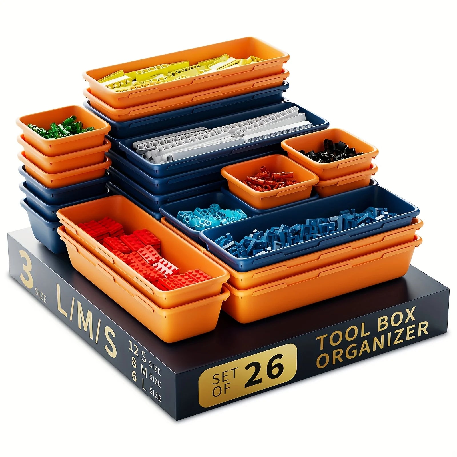 Tool Box Organizer Tray Divider Set M996478