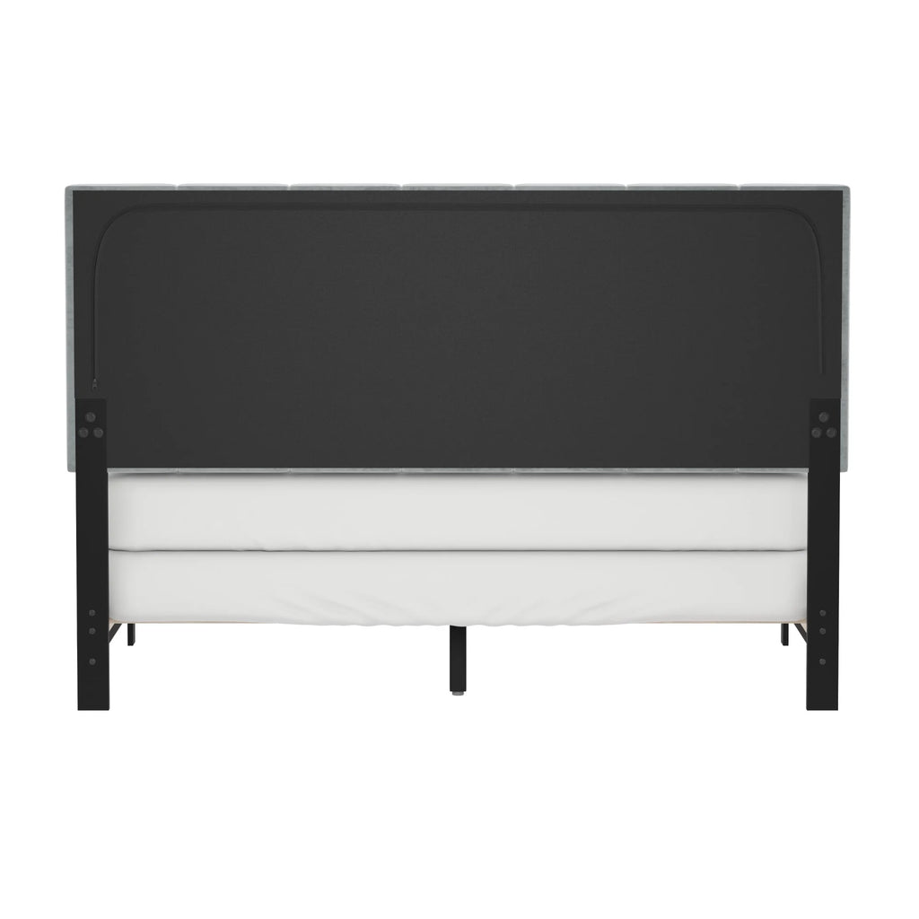 Platinum Gray Upholstered Queen Bed C95150