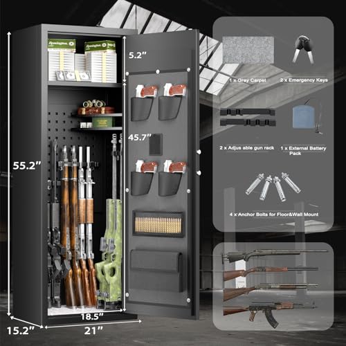 10-14 Tall Gun Safe with Removable Shelf K43130