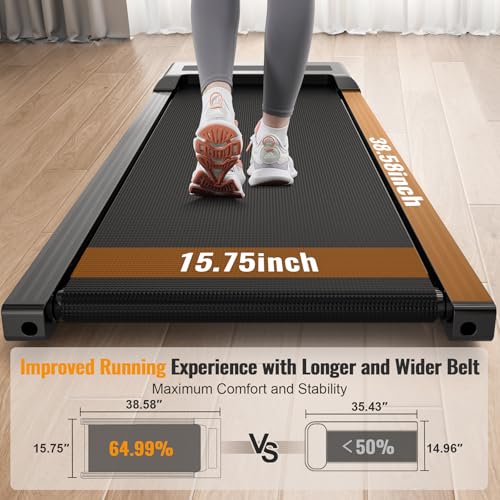 2.5HP Under Desk Treadmill with Remote Control & LED Display H7858