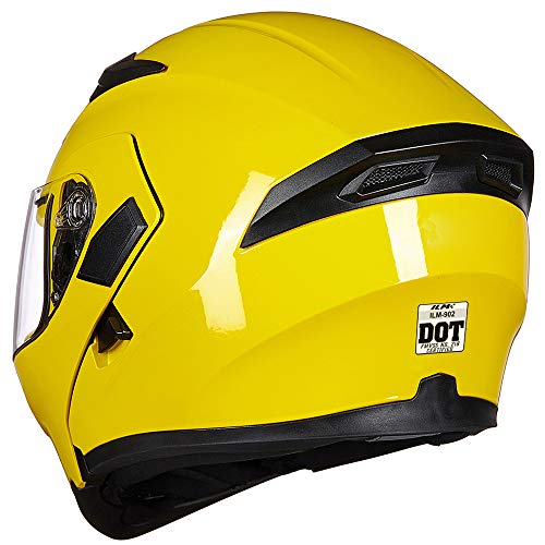 Motorcycle Dual Visor Flip up Modular Full Face Helmet K386075