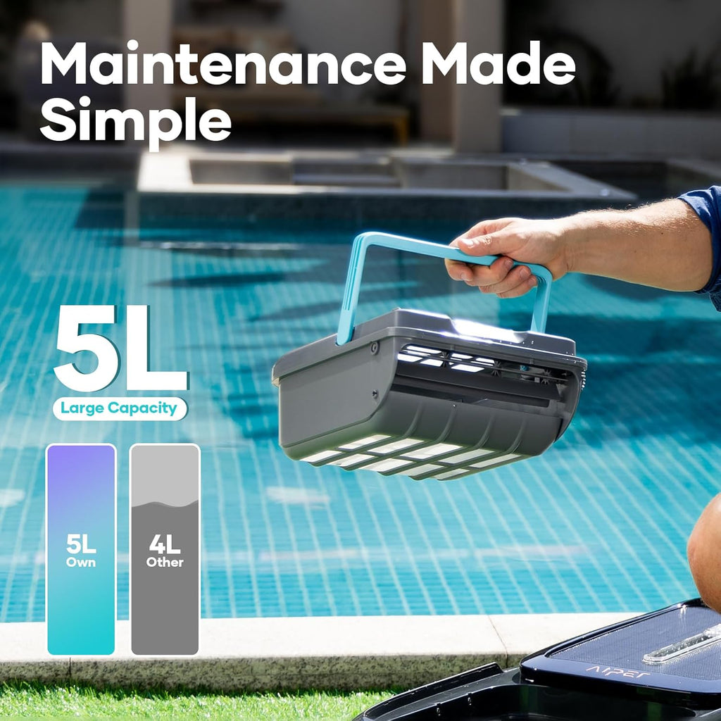 Robotic Pool Skimmer with Robotic Pool Cleaner N129