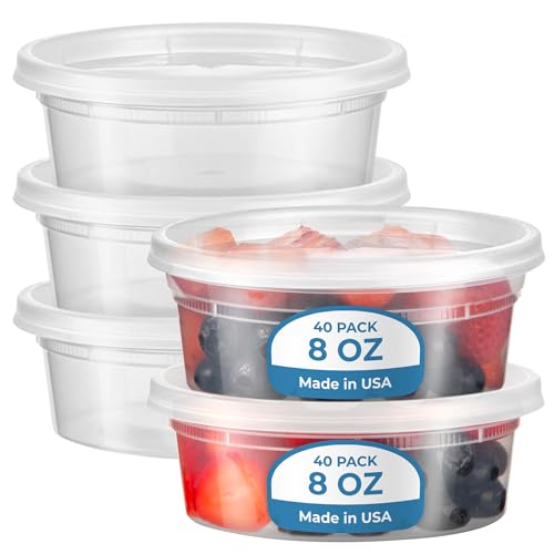 24 Pack 32 oz Deli Containers with Lids L285606