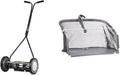 16-Inch 7-Blade Push Reel Lawn Mower and Grass Catcher Bundle X9161