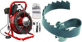 75Ft x 1/2Inch Drain Cleaner Machine with 2" Spiral Cutter R7765