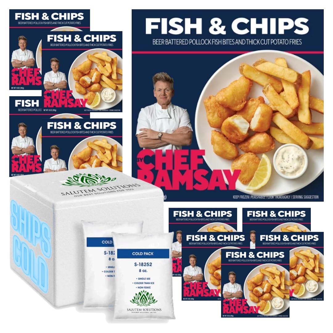9.5oz Frozen Fish and Chips Pack of 10 U489268