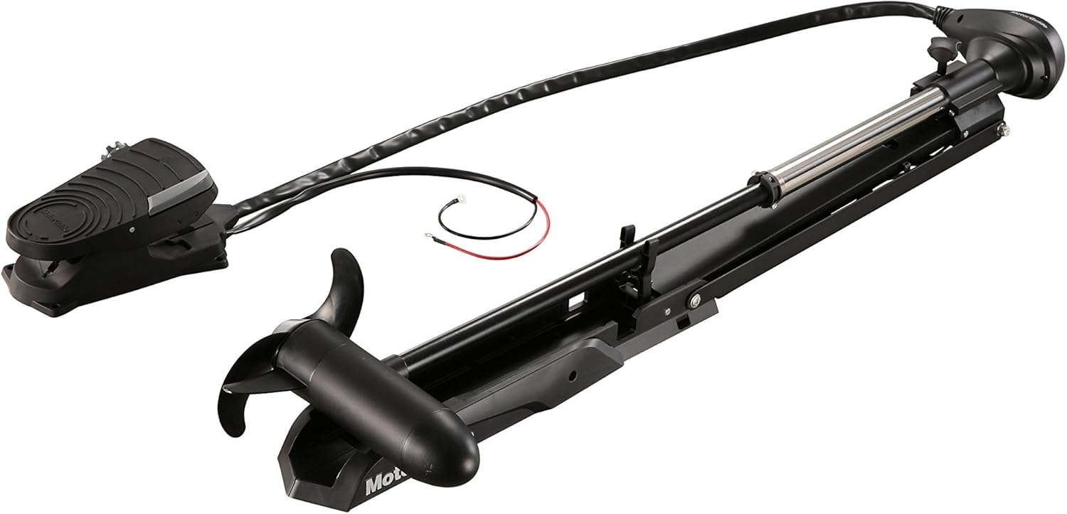 45-Inch Shaft 55-Pound Peak Thrust Cable Steer Foot-Control Trolling Motor I5571