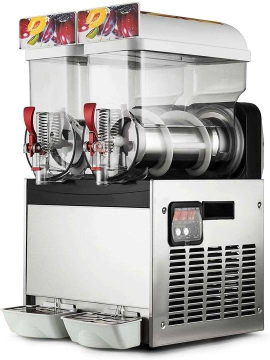 Commercial Slushy Machine 110V 30L 600W 15Lx2 Tank K566289