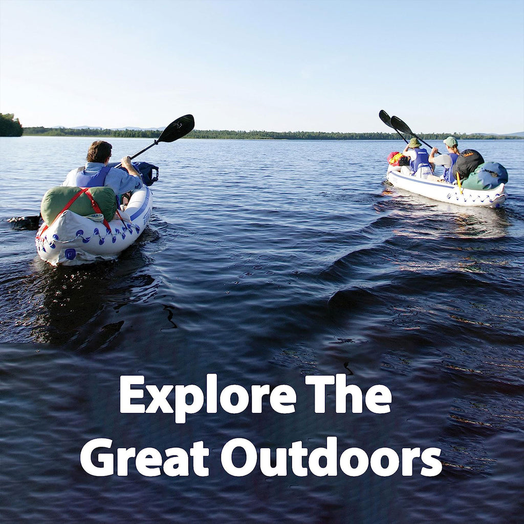 Inflatable Sports Kayak with Seat, Paddle, Pump and Bag S997132