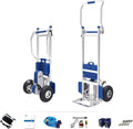 Electric Stair Climbing Hand Truck with Auto Edge Brake, 375LBS Capacity Aluminum Hand Truck Y7809