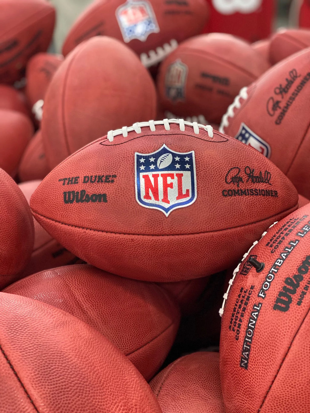 Official Leather Game Football C893