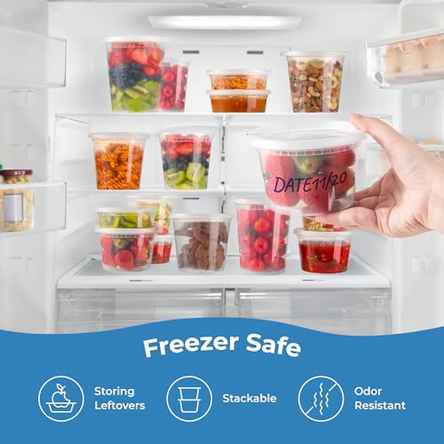 24 Pack 32 oz Deli Containers with Lids L285606
