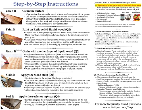 Gel Stain Liquid Wood Kits (1x Reg, Rustic Finish) H436118
