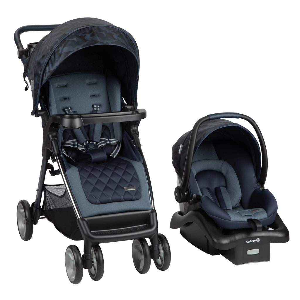Navy Camo Travel System Stroller and Infant Car Seat O822