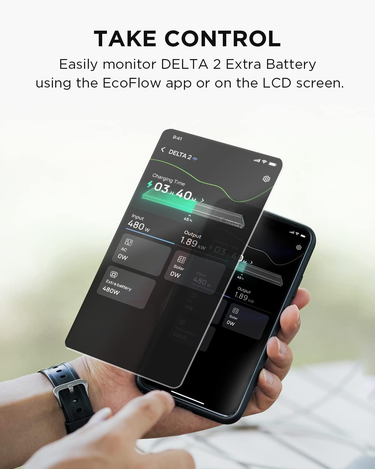 1024Wh LiFePO4 Expansion Battery for Power Station G863378