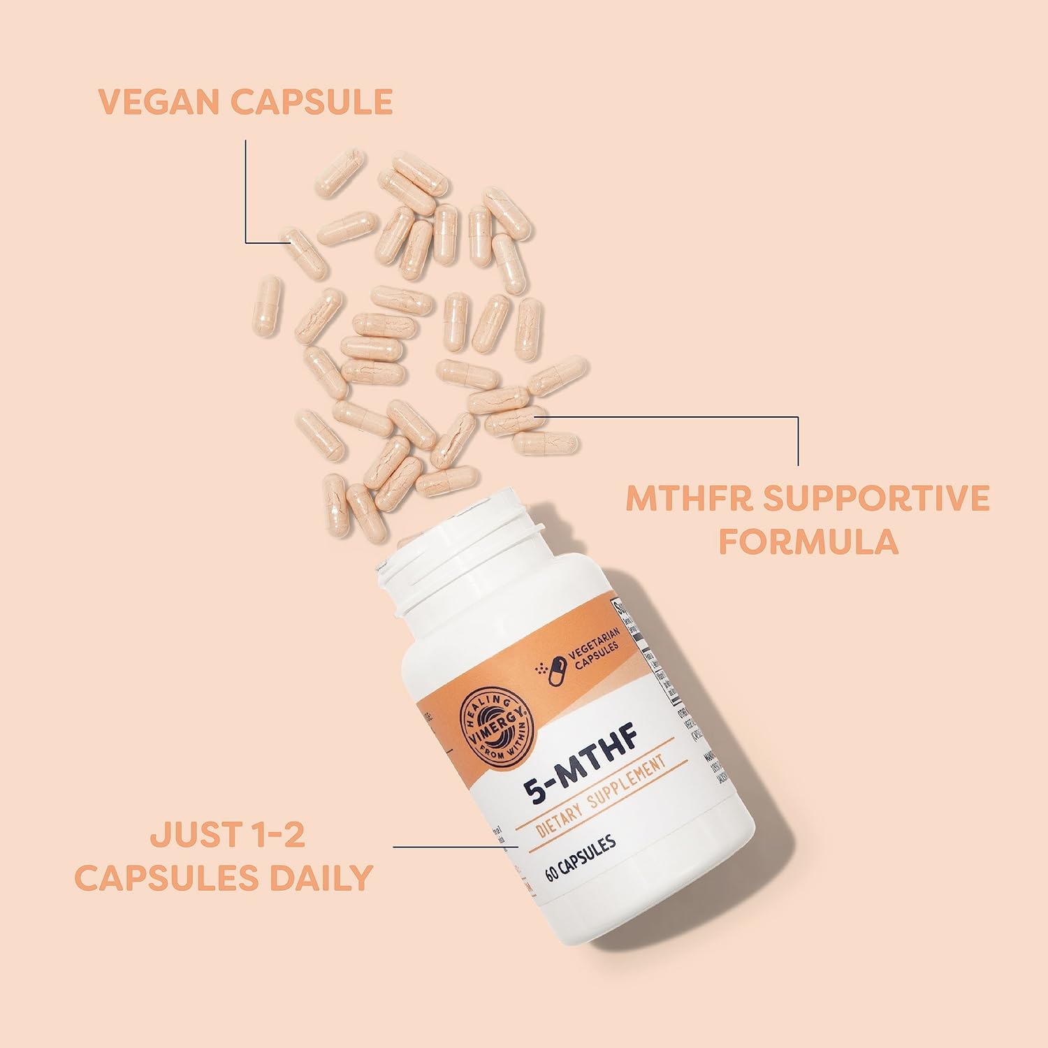 5-MTHF Capsules, 60 Servings G7531