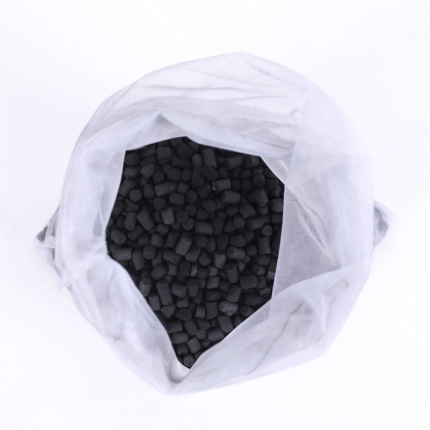 Activated Carbon Aquarium Bamboo Charcoal Pellets Filter Media with mesh Bag M508761